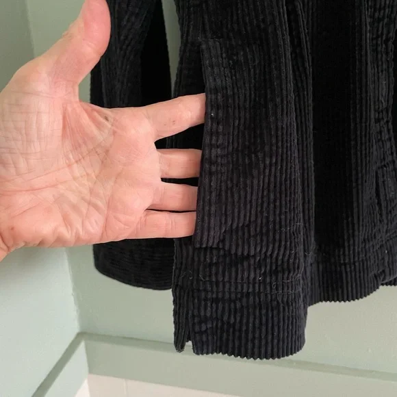 L.L. Bean Women's Dark Corduroy Utility Jacket - Picture 4 of 6